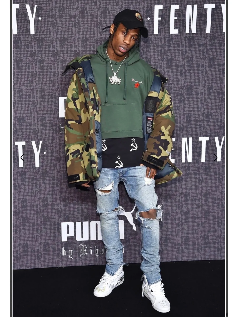 Fear of God Fourth Collection 2015-2016 Distressed Paint Splatter Zip Jeans 30